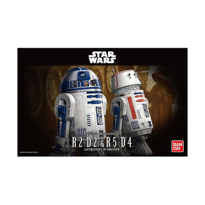 Сборные модели фигурок дроидов R2-D2 и R5-D4