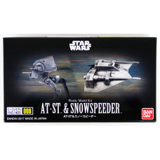 Star Wars Сборные модели Шагохода AT-ST и снежного спидера