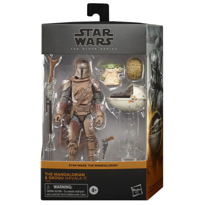 Фигурка Star Wars The Black Series The Mandalorian and Grogu (Arvala-7)