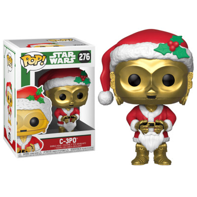 Funko POP! Фигурка дроида секретаря C-3PO в костюме Санты