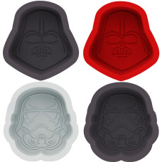 Star Wars Набор силиконовых мини тарелочек в виде Дарта Вейдера и штурмовика
