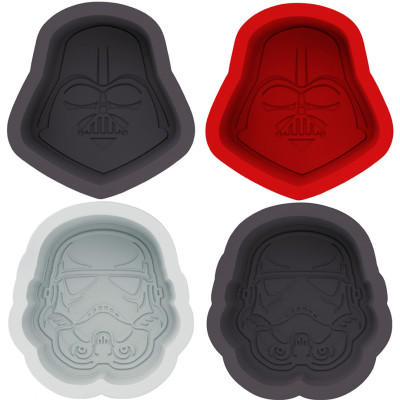 Star Wars Набор силиконовых мини тарелочек в виде Дарта Вейдера и штурмовика
