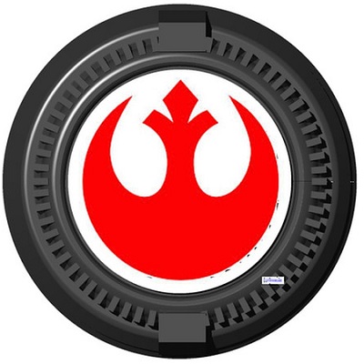 Подставка для фигурок с эмблемой Повстанцев с подсветкой