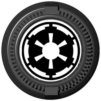 Подставка для фигурок с эмблемой Империи с подсветкой