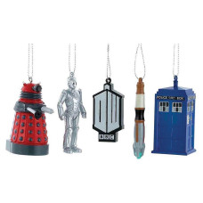 Doctor Who Набор ёлочных игрушек Доктор Кто 5 шт