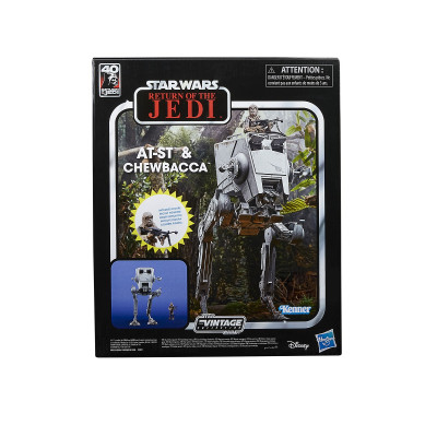 Star Wars Vintage Collection шагоход AT-ST и Чубакка на планете Эндор