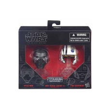 Star Wars Набор из двух металлических шлемов Кайла Рена и По Дамерона