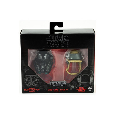 Star Wars Black Series Die-Cast Helmet Death Trooper Die-Cast / Rebel Commando